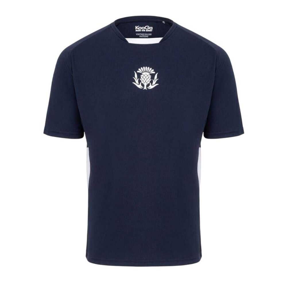 KooGa Mens Scotland Scotland RU Jersey Crew Neck Regular T-Shirt / Royal Blue